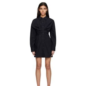 Alexander Wang  Black Button-Up Minidress size 4